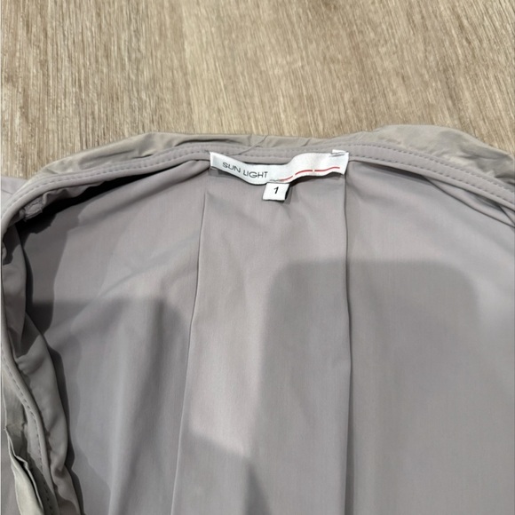 Sunlight Paris Asymmetrical Parachute Jacket T1 (S/M) Lightweight Gray Designer - Picture 4 of 6